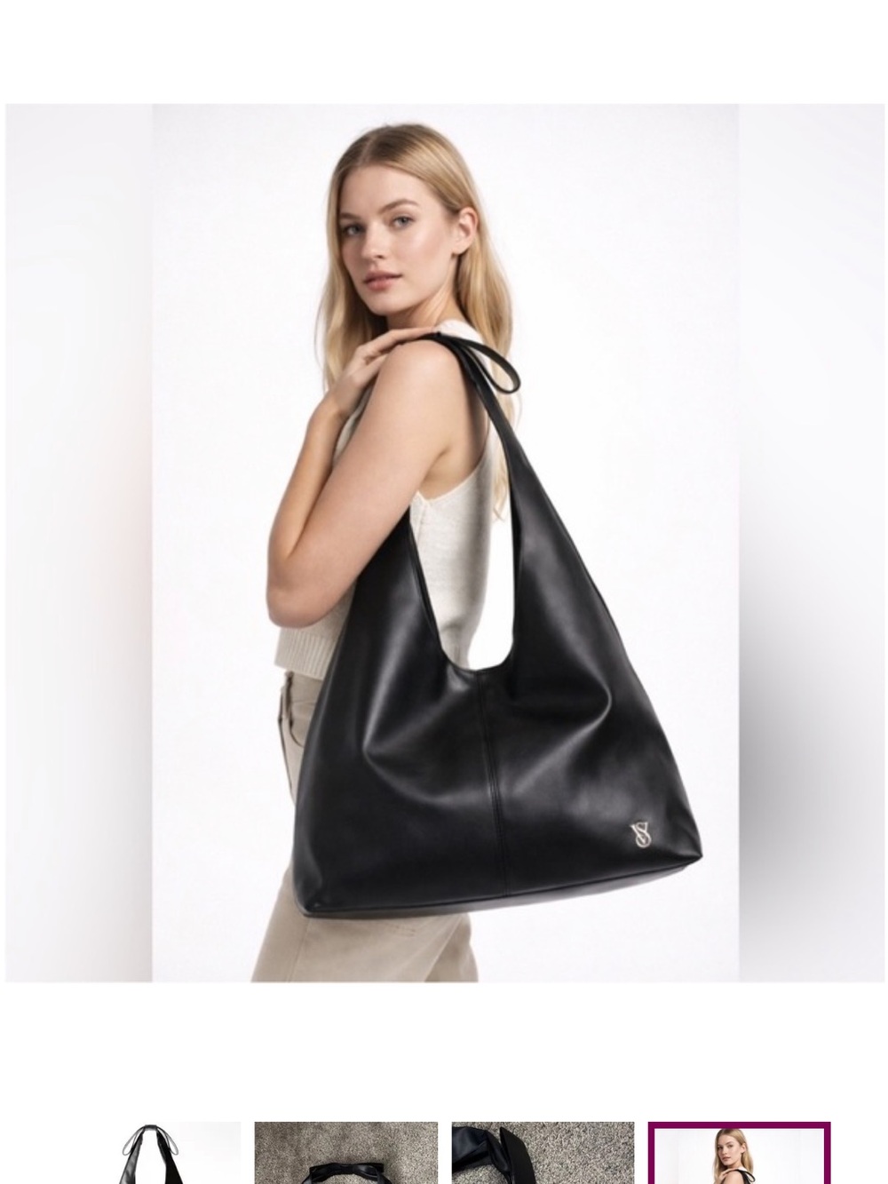 Victoria's Secret large bow tote bag